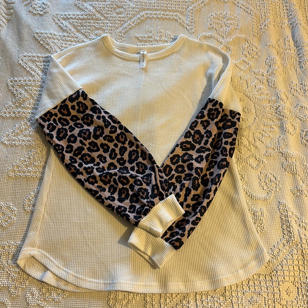 Women’s Long Sleeve Waffle Knit Shirt